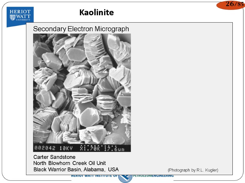 Kaolinite 26/85